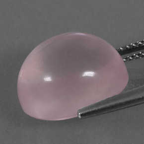 Cuarzo rosa rosa natural de 11,20 ct, corte óvalo, transparente