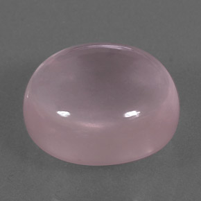Cuarzo Rosa Rosa natural de 10.85 ct, Corte Óvalo, Transparente
