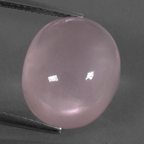 Cuarzo rosa rosa natural de 10,33 ct, corte óvalo, transparente