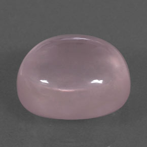 Cuarzo rosa rosa natural de 10,33 ct, corte óvalo, transparente