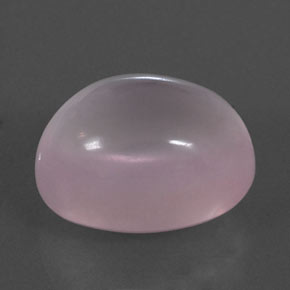 Cuarzo rosa rosa natural de 18,62 ct, corte óvalo, transparente