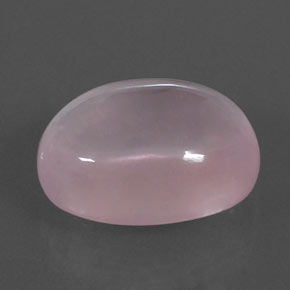 Cuarzo rosa rosa natural de 16,36 ct, corte óvalo, transparente