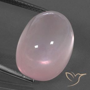 21.24ct Natural Rosado coral Cuarzo rosa, Ovalada, Transparente