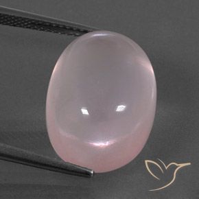 17.61ct Natural Rosado coral Cuarzo rosa, Ovalada, Transparente