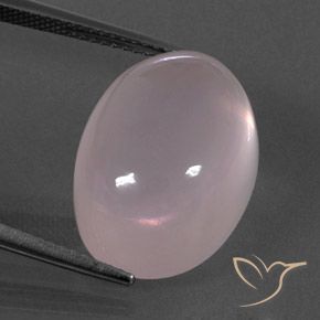 18.58ct Natural Rosa rosado Cuarzo rosa, Ovalada, Transparente