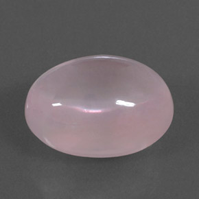 Cuarzo rosa rosa natural de 16,81 ct, corte óvalo, transparente