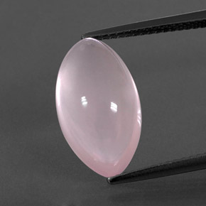 Cuarzo rosa rosa natural de 6,97 ct, marquesa, transparente