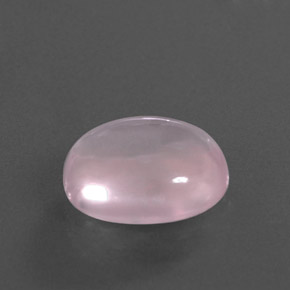 Cuarzo rosa rosa natural de 4,95 ct, corte óvalo, transparente