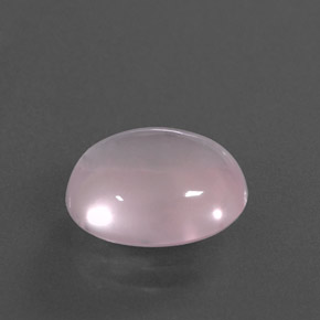 Cuarzo rosa rosa natural de 4,89 ct, corte óvalo, transparente