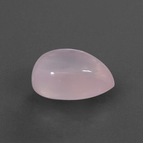 Cuarzo rosa rosa natural de 5,91 ct, en forma de pera, transparente