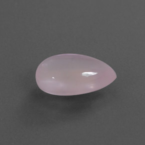 Cuarzo rosa rosa natural de 3,84 ct, en forma de pera, transparente