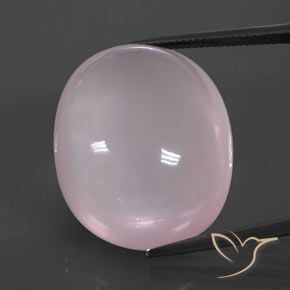 57.56ct Natural Rosado claro Cuarzo rosa, Ovalada, Transparente