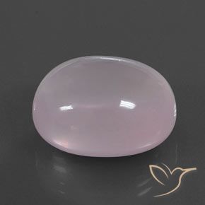 Cuarzo rosa Rosado Bubblegum natural de 38.70 ct, Ovalada, Transparente