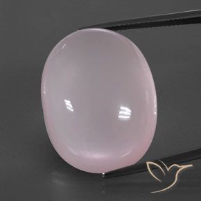 59.07ct Natural Rosado claro Cuarzo rosa, Ovalada, Transparente