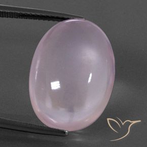 18.23ct Natural Rosado claro Cuarzo rosa, Ovalada, Transparente