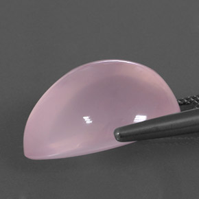 Cuarzo rosa rosa natural de 22,68 ct, transparente, transparente / translúcido
