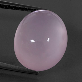 Cuarzo rosa rosa natural de 19,68 ct, transparente, transparente / translúcido