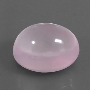 Cuarzo rosa rosa natural de 23,25 ct, transparente, transparente / translúcido