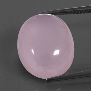 Cuarzo rosa rosa natural de 20,05 ct, transparente, transparente / translúcido