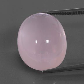 Cuarzo rosa rosa natural de 29,89 ct, transparente, transparente / translúcido
