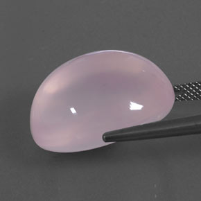 Cuarzo rosa rosa natural de 29,89 ct, transparente, transparente / translúcido