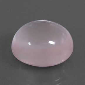 Cuarzo rosa rosa natural de 24,38 ct, transparente, transparente / translúcido