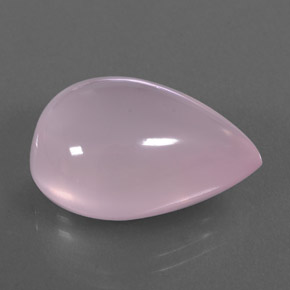Cuarzo rosa rosa natural de 23,16 ct, transparente, transparente / translúcido
