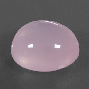 Cuarzo rosa rosa natural de 17,74 ct, transparente, transparente / translúcido