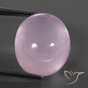 23.45ct Natural Rosado cereza claro Cuarzo rosa, Ovalada, Transparente / Translúcido