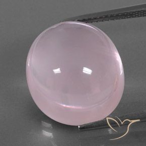 18.33ct Natural Rosado Bubblegum Cuarzo rosa, Ovalada, Transparente / Translúcido