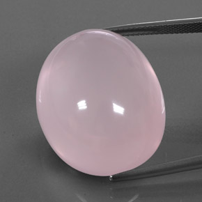 Cuarzo rosa rosa natural de 57,78 ct, transparente, transparente / translúcido