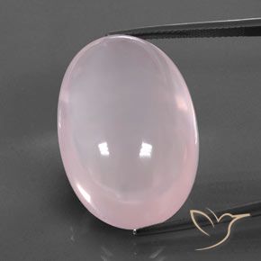51.74ct Natural Rosado Bubblegum Cuarzo rosa, Ovalada, Transparente / Translúcido