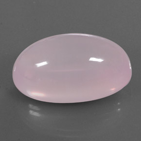 Cuarzo rosa rosa natural de 45,32 ct, transparente, transparente / translúcido