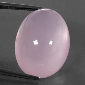 Cuarzo rosa rosa natural de 45,80 ct, transparente, transparente / translúcido