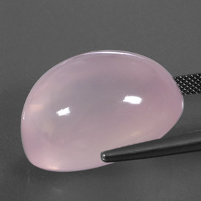 Cuarzo rosa rosa natural de 45,80 ct, transparente, transparente / translúcido