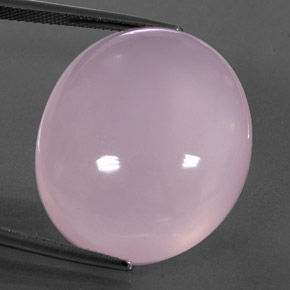 Cuarzo rosa rosa natural de 44,72 ct, transparente, transparente / translúcido