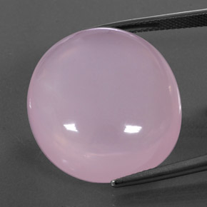 Cuarzo rosa rosa natural de 37,53 ct, transparente, transparente / translúcido