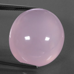 Cuarzo rosa rosa natural de 45,20 ct, transparente, transparente / translúcido