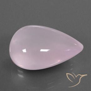 Cuarzo rosa rosa natural de 31,11 ct, transparente, transparente / translúcido