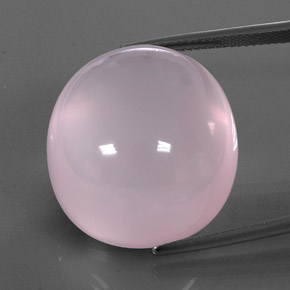 Cuarzo rosa rosa natural de 53,42 ct, transparente, transparente / translúcido