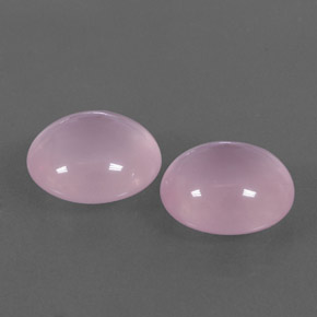 Gemas de cuarzo rosa rosa natural de 22,61 ct, transparente, transparente / translúcido