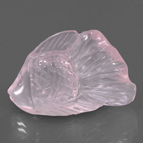 Cuarzo rosa rosa natural de 22,25 ct, transparente, transparente / translúcido