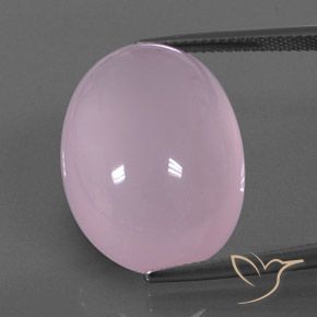 28.95ct Natural Rosado Bubblegum Cuarzo rosa, Ovalada, Transparente / Translúcido