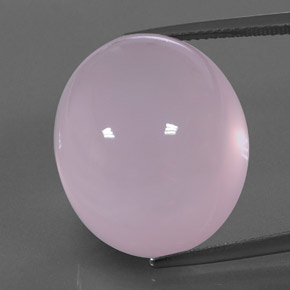 Cuarzo rosa rosa natural de 47,99 ct, transparente, transparente / translúcido