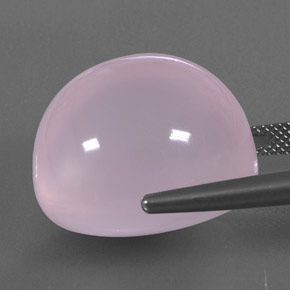 Cuarzo rosa rosa natural de 47,99 ct, transparente, transparente / translúcido