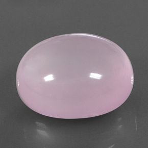 Cuarzo rosa rosa natural de 43,64 ct, transparente, transparente / translúcido