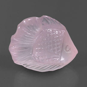 Cuarzo rosa rosa natural de 31,53 ct, transparente, transparente / translúcido