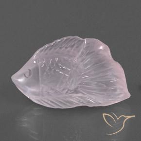 Cuarzo rosa Rosado rosa muy claro natural de 20.42 ct, Elegante, Transparente / Translúcido