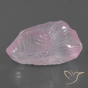 Cuarzo rosa rosa natural de 23,71 ct, transparente, transparente / translúcido