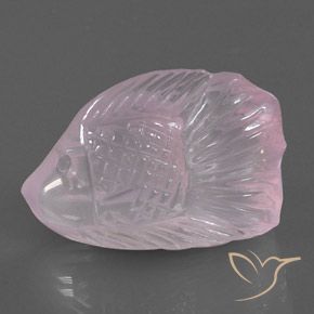 Cuarzo rosa Rosado claro natural de 32.32 ct, Elegante, Transparente / Translúcido